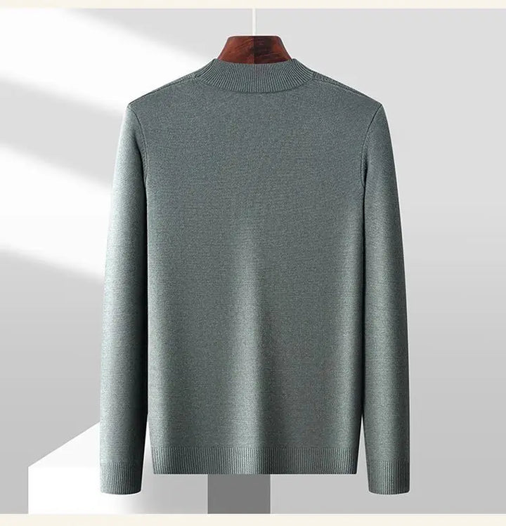 Men's Long Sleeve Textured Sweater | Classic Style