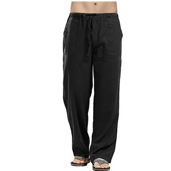 Herren Weites Bein Kordelzug Freizeit Taschen Hose | Freizeit