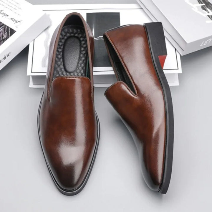 Herren Slip-On Formelle Schuhe | Spitz Zulaufende Zehenpartie