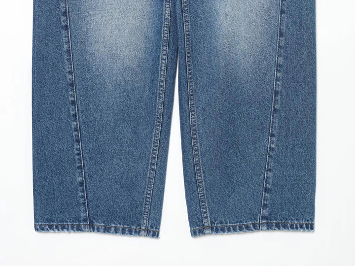Damen High Waist Hose Mit Geradem Bein Casual Stil Relaxed Passform | Relaxed Fit