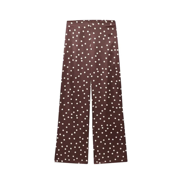 Damen Hosen Set | Zweiteiliges Outfit mit Bandeau Top | Fliessende Silhouette | Moderner Sommerlook