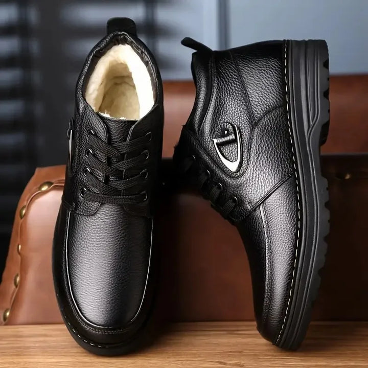 Herren Schnürung Mid-Top Schuhe | Urbaner Klassischer Look