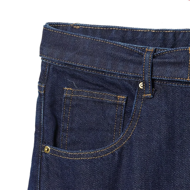 Damen High Waist Hose mit Gürtel und weitem Bein | Gerade Passform
