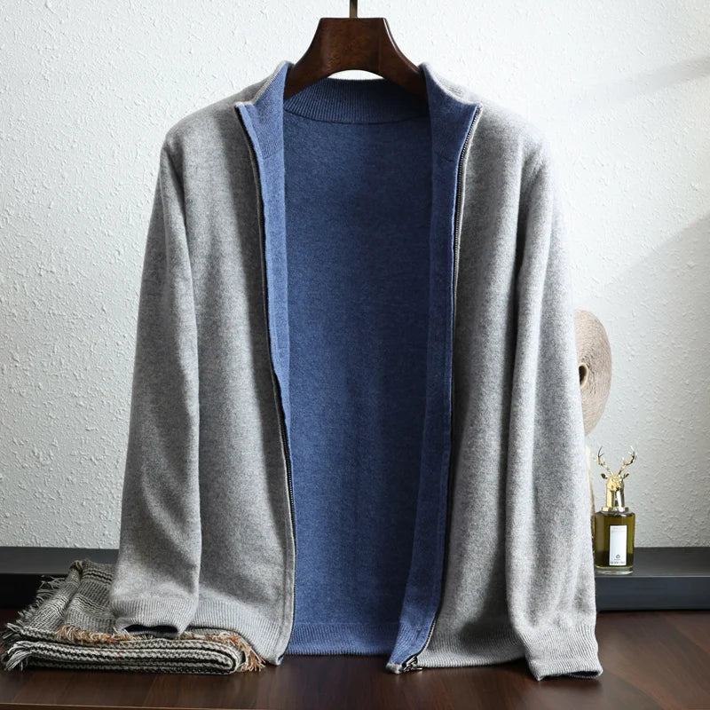 Men's Open Long Sleeve Cardigan | Casual Style