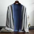 Herren Cardigan mit langen Ärmeln und offener Vorderseite | Casual Style