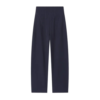 Blazer ajusté pour femme et pantalon à jambe droite ensemble deux pièces | Taille cintrée