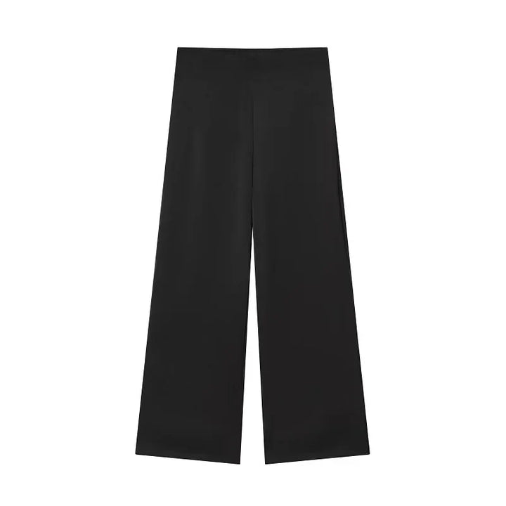Damen Hosen Set | Zweiteiliges Outfit mit Bandeau Top | Fliessende Silhouette | Moderner Sommerlook
