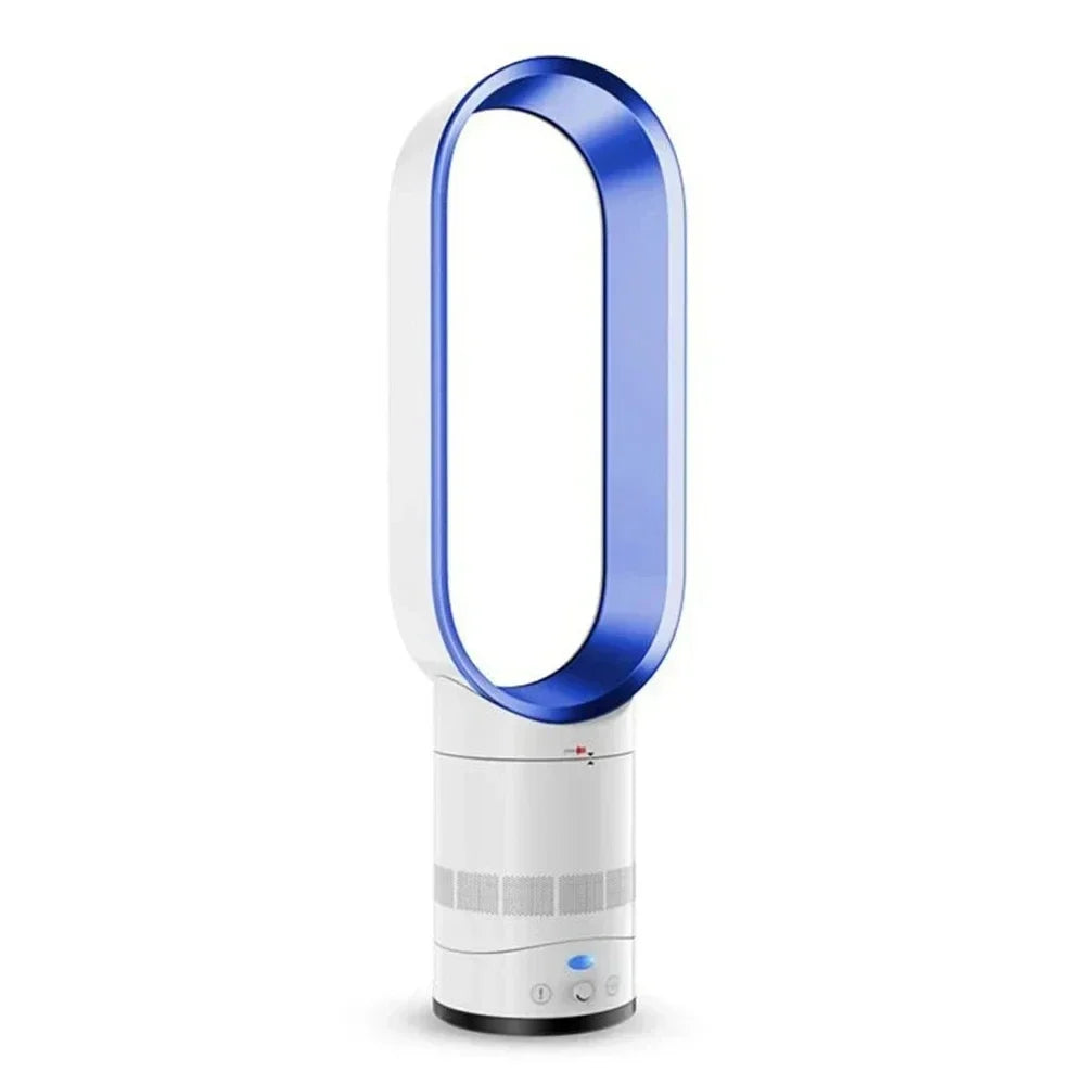 Ventilátor bez turbíny | Tichý stolní cirkulační ventilátor vzduchu | Dálkové ovládání a časovač | Moderní styl bydlení