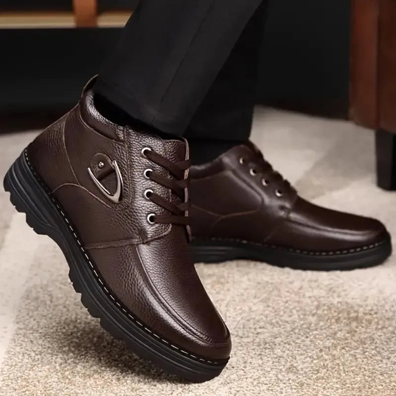 Scarpe da Uomo con Lacci di Altezza Media | Look Classico Urbano