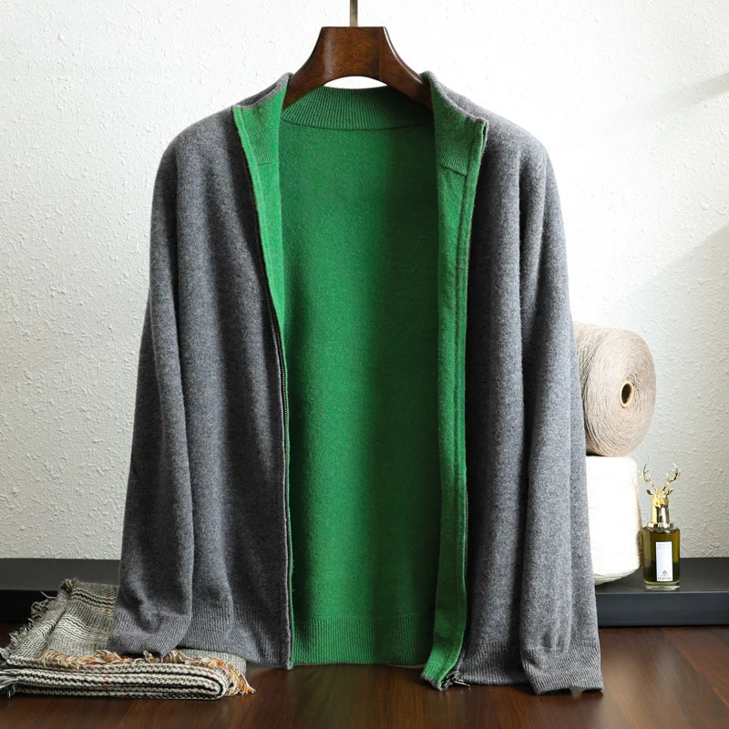 Men's Open Long Sleeve Cardigan | Casual Style