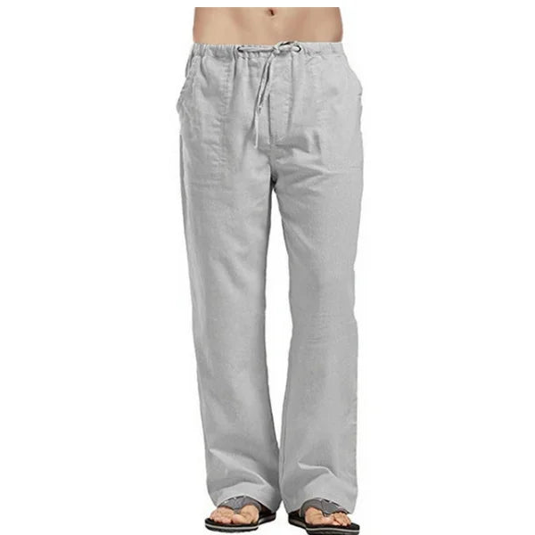 Herren Weites Bein Kordelzug Freizeit Taschen Hose | Freizeit