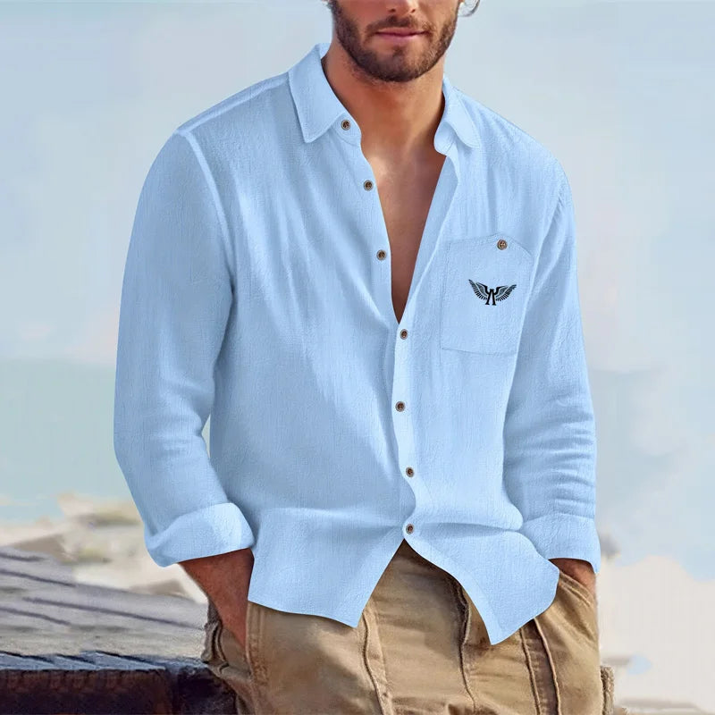 Camicia da Uomo a Manica Lunga | Camicia Casual in Stile