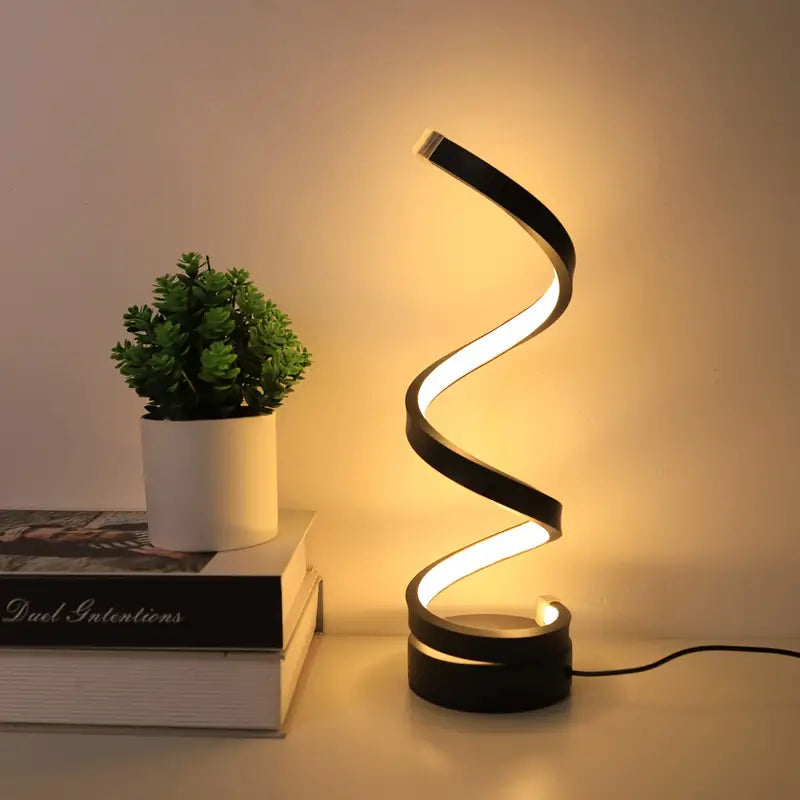SPIRALUX – Moderne spiralförmige LED-Tischleuchte (dimmbar) 0