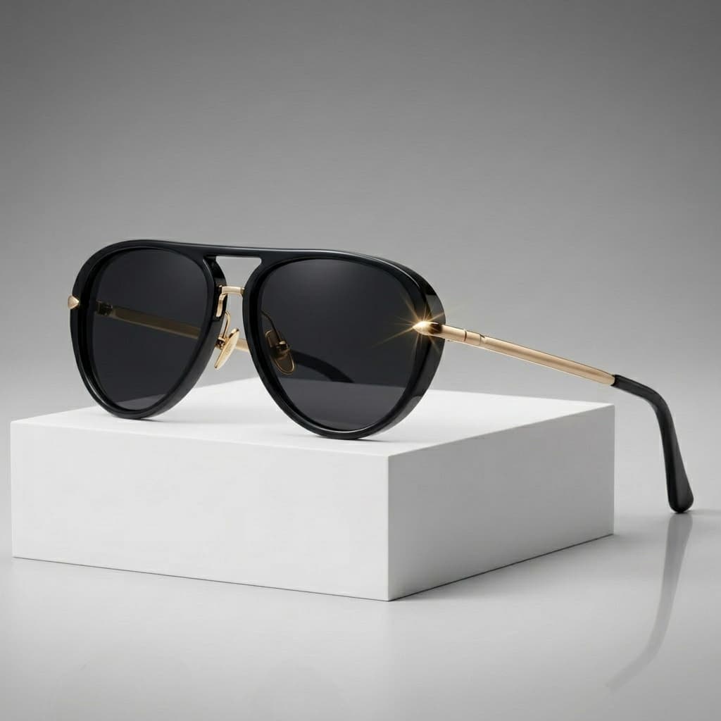 Lunettes de soleil pilote pour homme | Lunettes à verres dégradés