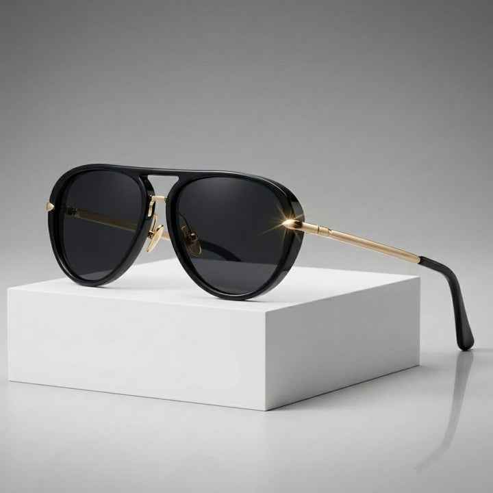 Lunettes de soleil pilote pour homme | Lunettes à verres dégradés