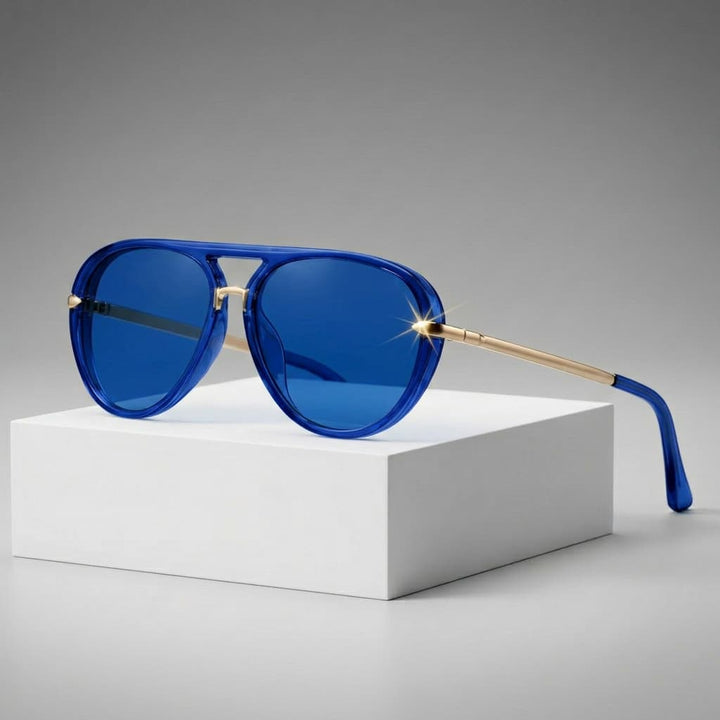 Lunettes de soleil pilote pour homme | Lunettes à verres dégradés