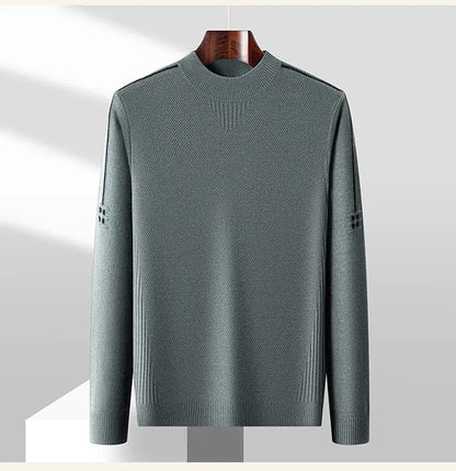 Men's Long Sleeve Textured Sweater | Classic Style