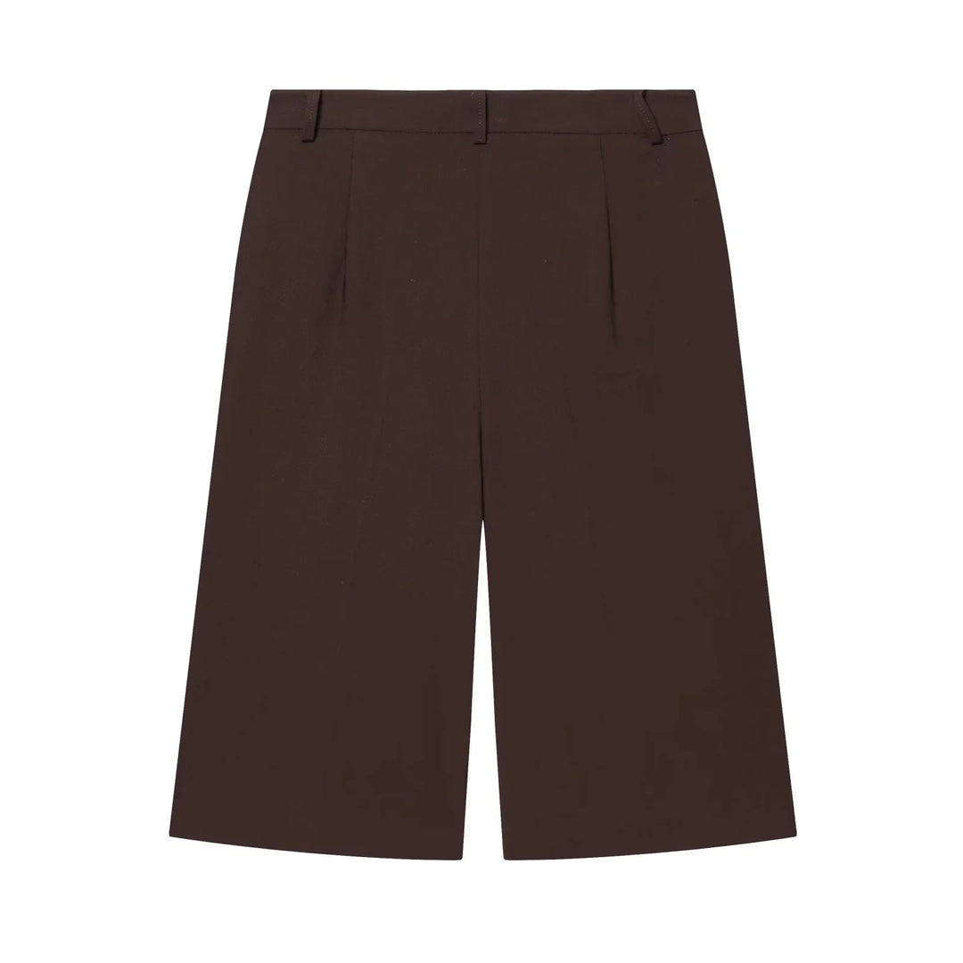 Damen Zweiteiler Set | Regular Fit Set | Cropped Hemd und Bermuda Shorts | Moderner Streetwear Stil