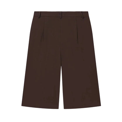 Set damă cu cămașă scurtă cu mânecă lungă și pantaloni scurți Bermuda largi | Stil streetwear