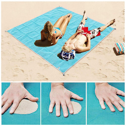 Sandfreie Strandmatte – Wasserabweisend, ultraleicht, strapazierfähig für Strand- und Outdoor-Aktivitäten