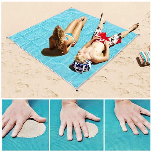 Sandfreie Strandmatte – Wasserabweisend, ultraleicht, strapazierfähig für Strand- und Outdoor-Aktivitäten