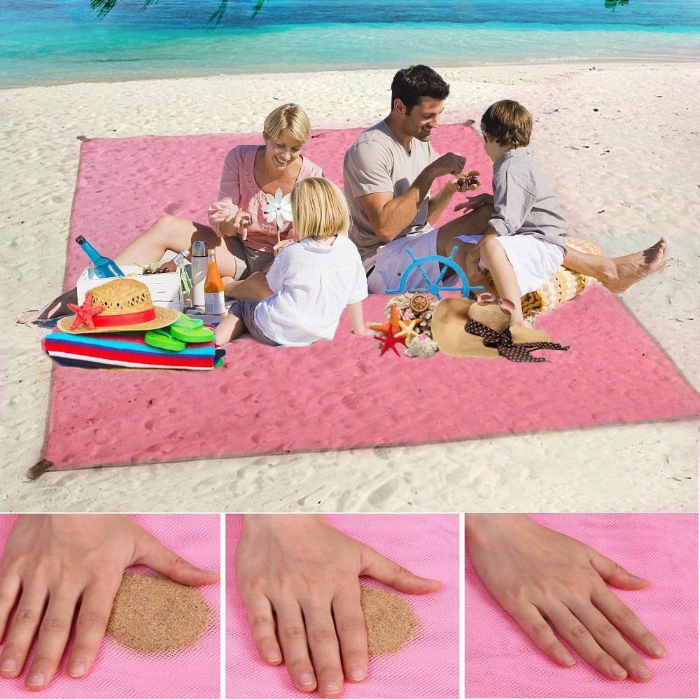 Sandfreie Strandmatte – Wasserabweisend, ultraleicht, strapazierfähig für Strand- und Outdoor-Aktivitäten