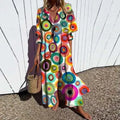 Damen Boho Kleid mit fließender Silhouette – Stilvolle Leichtigkeit für sonnige Tage