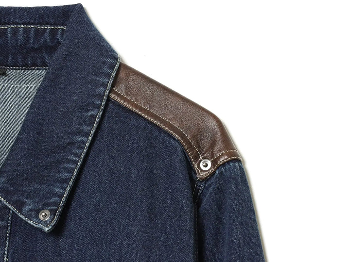 Damen Zweiteiler Set | Regular Fit Set | Cropped Jacke und Weite Jeans | Moderner Streetwear Stil