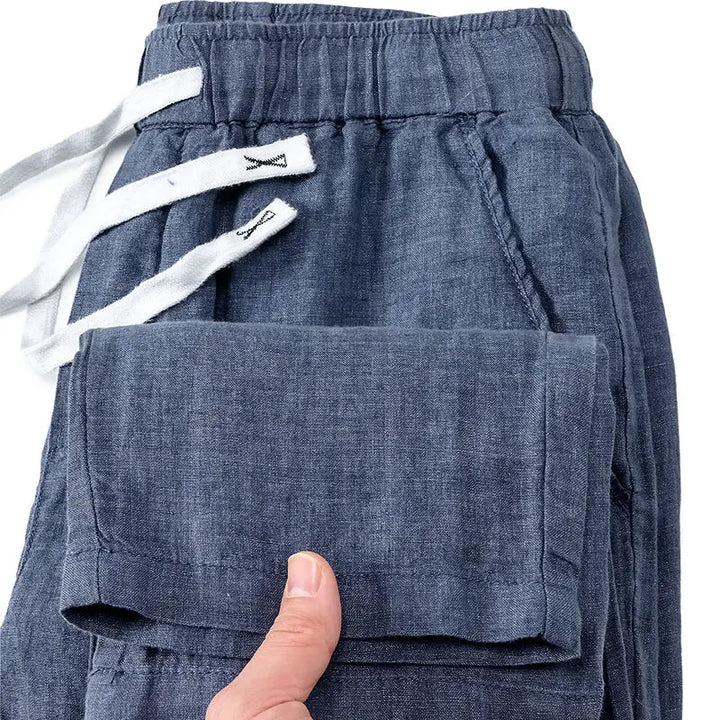 Herren Freizeit Hose Mit Kordelzug | Gerade Bein