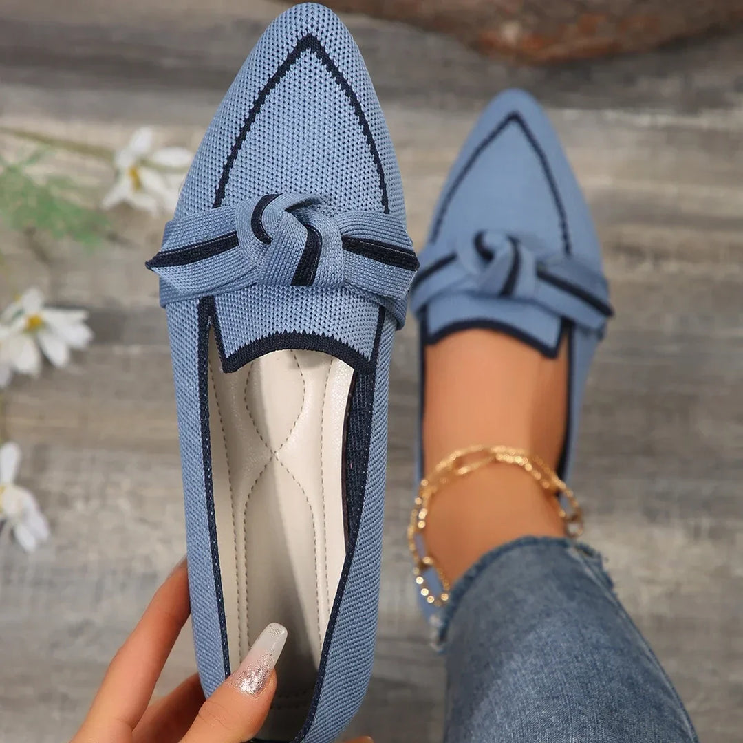 Damen Slip-On Loafer mit spitzer Zehenform | Minimalistisch