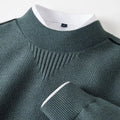 Herren Langarm Pullover Mit Strukturmuster | Klassischer Look