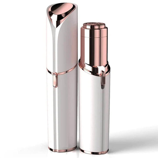 Schmerzfreier Gesichts-Haarentferner im Lippenstift-Design – Tragbares Gerät für mühelose Haarentfernung von Oberlippe und Kinn