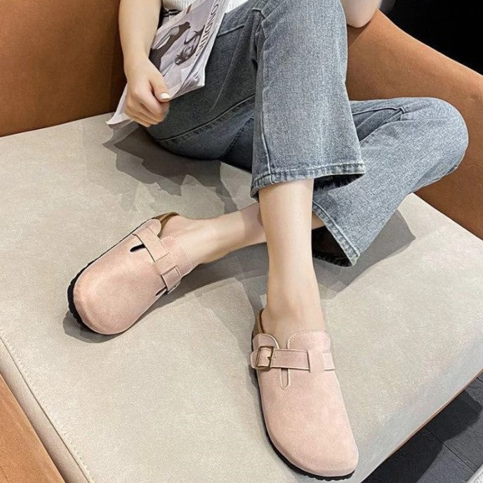 Damen Geschlossene Clogs | Schnallenriemen