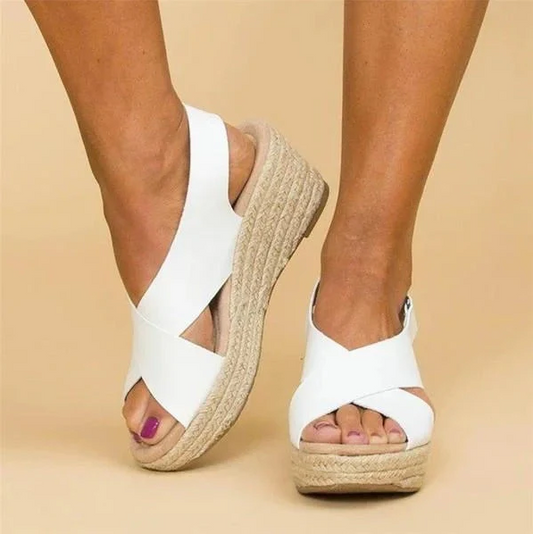 Espadrille-Sandalen für Frauen mit leichtem Sommerstil