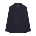 Damen zweiteiliges Set mit tailliertem Blazer und Hose mit geradem Bein | Betonte Taille