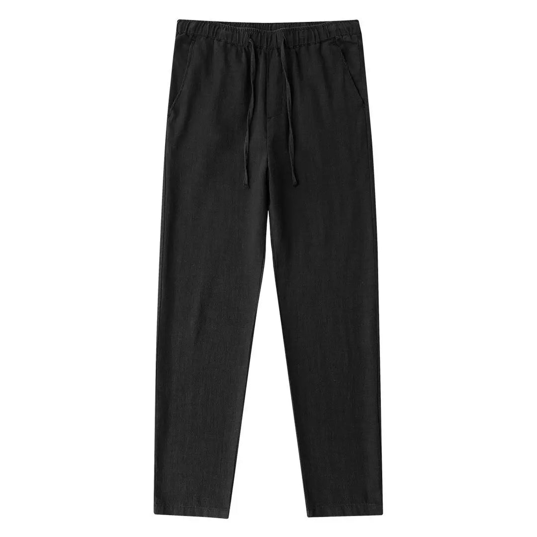 Herren Gerade Bein Hose Mit Kordelzug Taille | Seiten Taschen