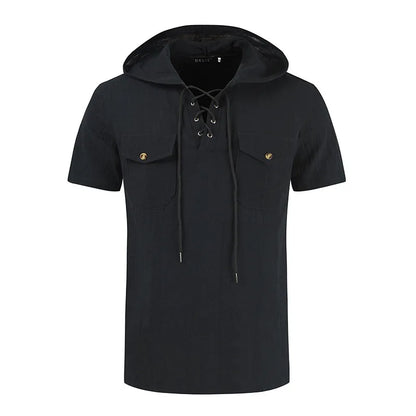Camicia Uomo Annodata | Camicia a Maniche Lunghe per l'Estate