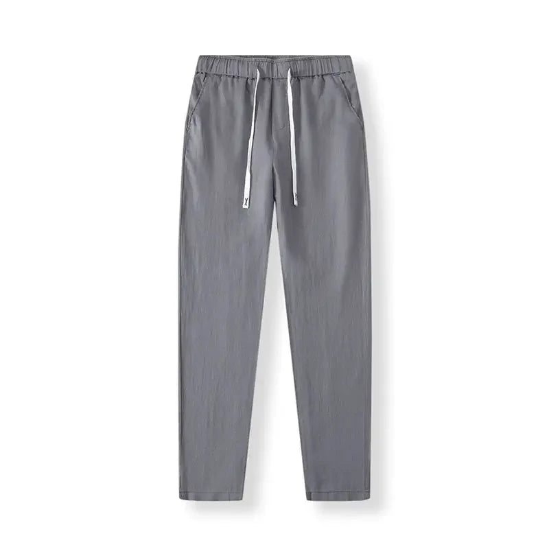 Herren Freizeit Hose Mit Kordelzug | Gerade Bein