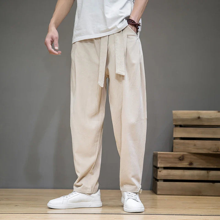Herren Locker Geschnittene Freizeithose | Gerade Bein Hose