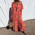 Damen Boho Kleid mit fließender Silhouette – Stilvolle Leichtigkeit für sonnige Tage