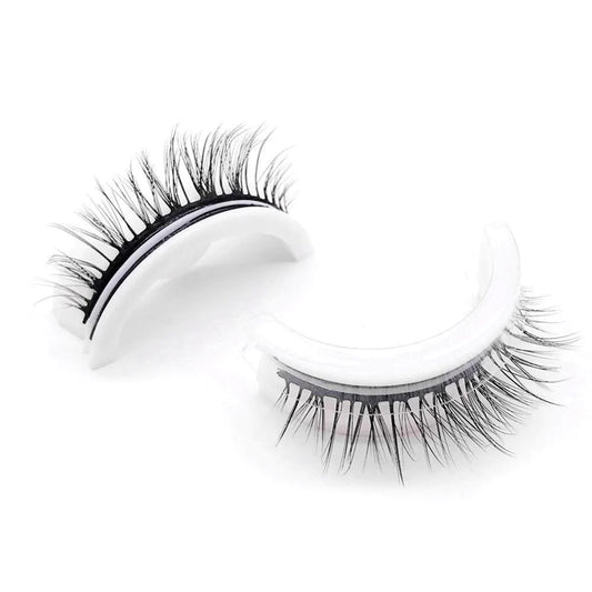 Selbstklebende Wimpern – Wiederverwendbare Allergiefreundliche Wimpern für Natürliches Aussehen