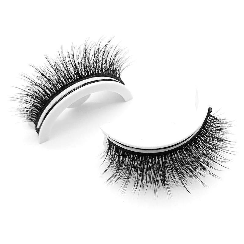 Selbstklebende Wimpern – Wiederverwendbare Allergiefreundliche Wimpern für Natürliches Aussehen