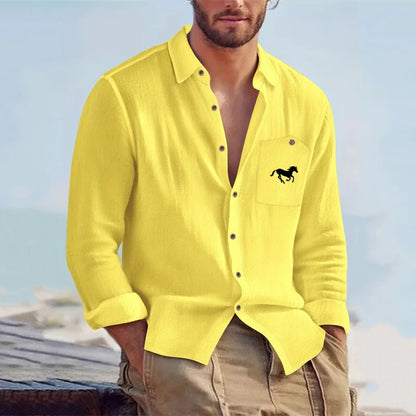 Camicia da Uomo a Manica Lunga | Camicia Casual in Stile