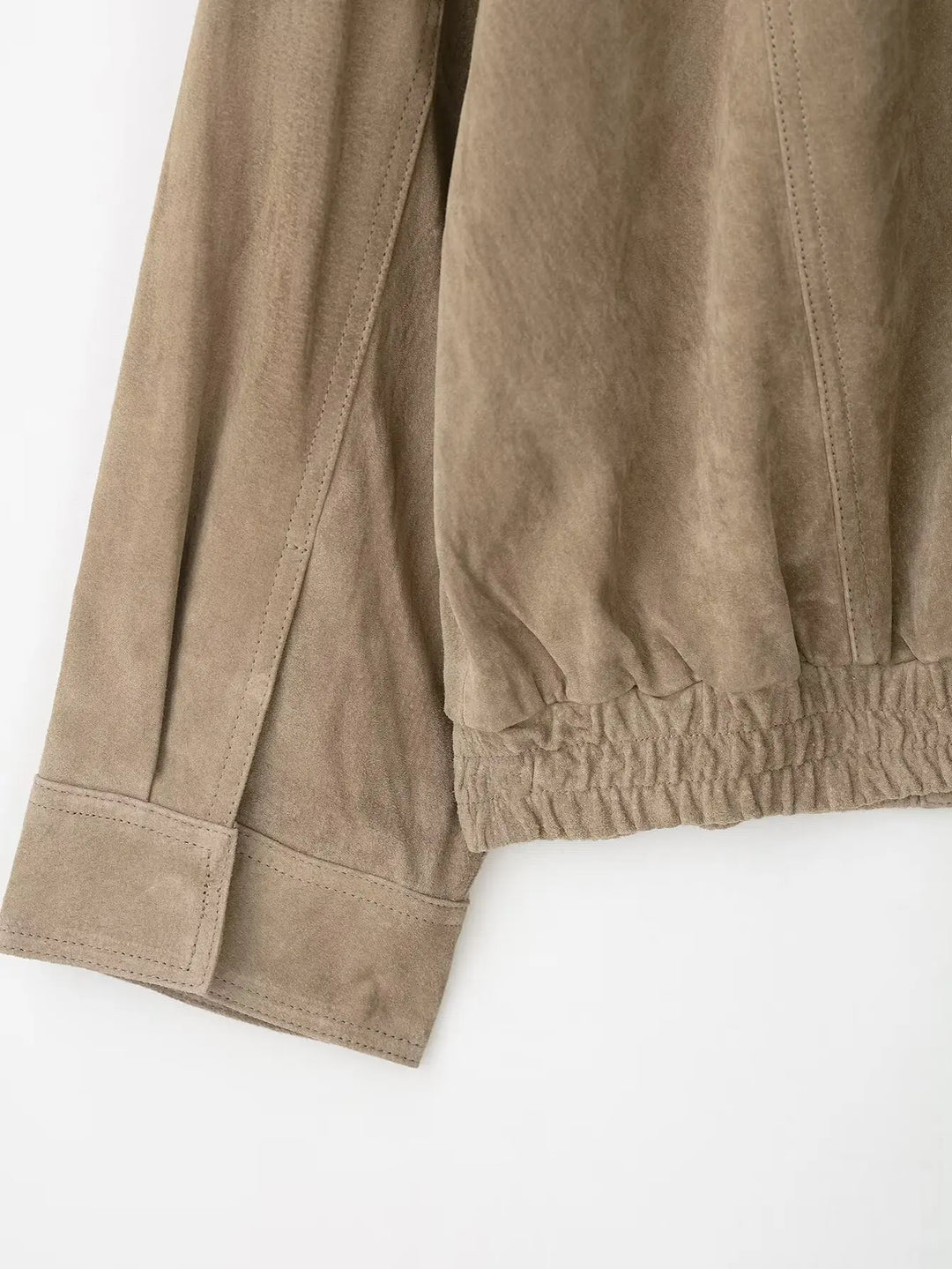 Damen Langarm Kragen Reißverschluss Jacke | Vintage