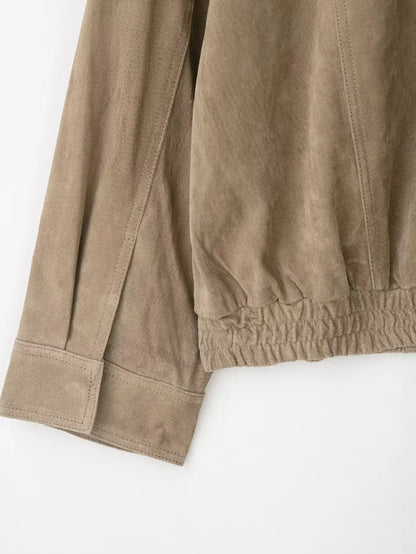 Giacca donna con collo, maniche lunghe e zip | Vintage