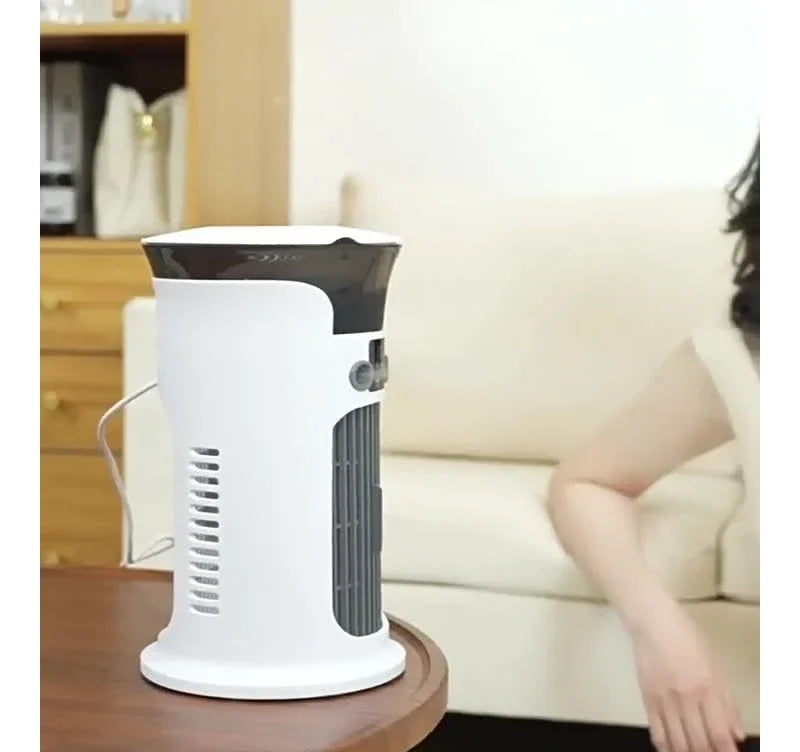 Mini USB Tischventilator mit Sprühnebel und Licht