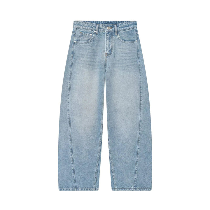 Damen High Waist Hose Mit Geradem Bein Casual Stil Relaxed Passform | Relaxed Fit