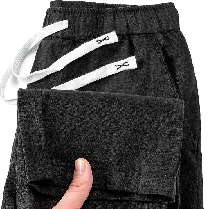 Herren Freizeit Hose Mit Kordelzug | Gerade Bein