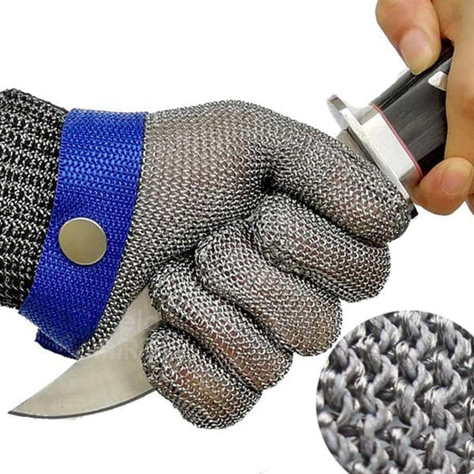 Sicherheitshandschuhe aus Edelstahl mit Ergonomischem Design – Schnittfest und Korrosionsbeständig für Industrie und Haushalt