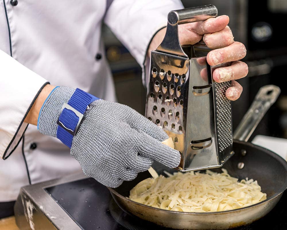 Sicherheitshandschuhe aus Edelstahl mit Ergonomischem Design – Schnittfest und Korrosionsbeständig für Industrie und Haushalt